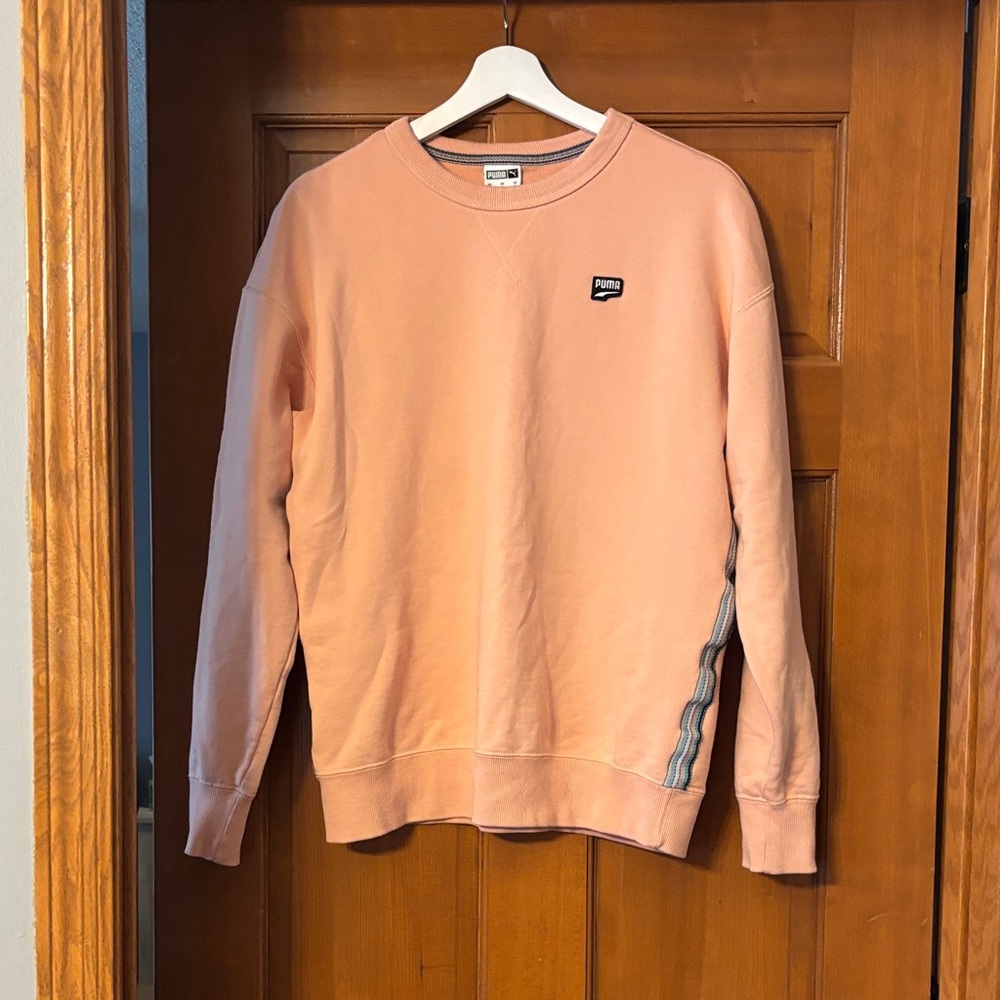 Puma Men's Peach Crewneck Sweater